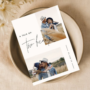 Convites Casamento de Fotografias Simples, Preto e Branco M