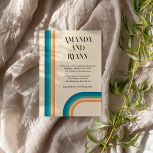 Convites Casamento de Fotografias Únicas da Vintage de Verã