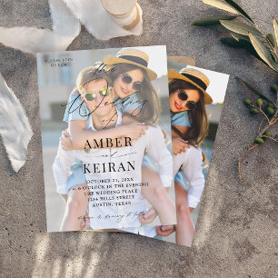 Convites Casamento de Fotografias White Shades