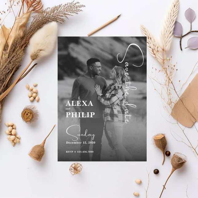 Convites casamento de fotos brancas e na moda (1)