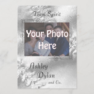 Convites Casamento De Fotos Da Família De Softball Sports C