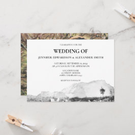 Convites Casamento de fotos da montanha russa da serra aquá