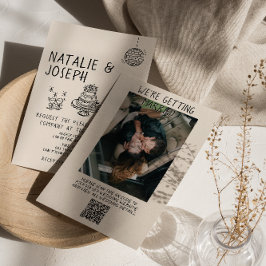 Convites Casamento de Fotos de Bolo Manuscrito Ilustrado co