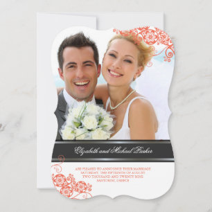 Convites Casamento De Fotos Em Quadrinhos De Paisley Boho V