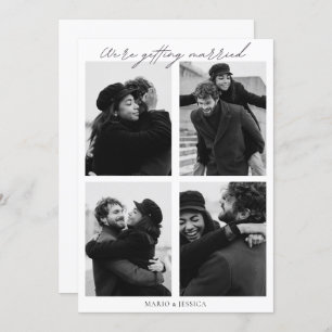 Convites Casamento de fotos minimalista estético