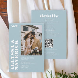 Convites Casamento de fotos simples de gelo branco e elegan