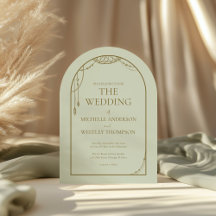 Casamento de Frame de Arco Verde de Luz Sage