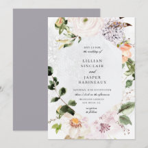 Casamento de Frame Geométrico Botânico Floral