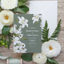 Casamento De Fundo Verde Da Daisies E Da Lily Bran