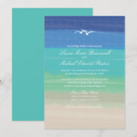 Casamento de Gaivotas do Mar com Areia Pintada