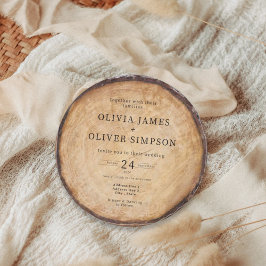 Convites Casamento de galos de galos de madeira russa