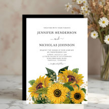 Casamento de Girassóis Florais Elegantes 