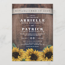 Casamento de Girassol de Barrel Russo do País