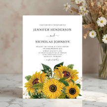 Casamento de Girassol Floral Elegante  