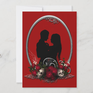 Convites Casamento de Góticos de Vampiros da União Escura