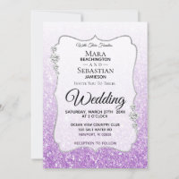 *~* Casamento de Gradiente de Largura Roxa de Mão