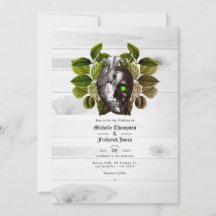 Casamento de Halloween Floresta de Madeira de Brux