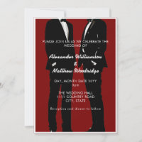 Casamento de Homens Gay Modernos Elegantes