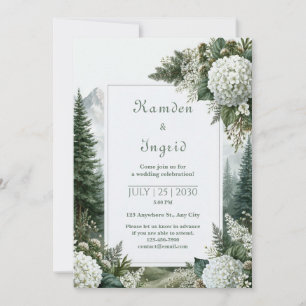 Convites Casamento de Hortênsia de Pinheiro Nebuloso