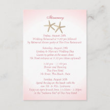 Casamento de Hortênsia Rosa na Praia Itinerary