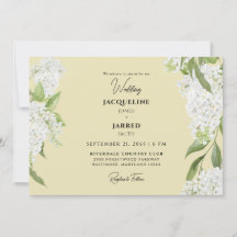 Casamento de Hydrangeas Branco Amarelo