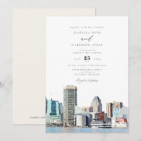 Casamento de Ilustração de Aquarela de BALTIMORE M