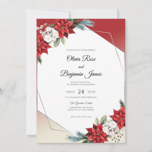 Convites Casamento de Inverno de Eucalipto Silenciado com P