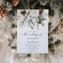 Casamento de inverno elegante perene