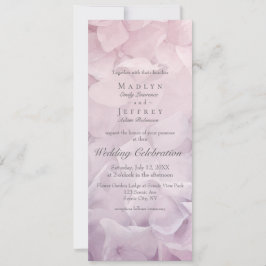 Convites Casamento de Jardim de Verão com Hydrangea Púrpura