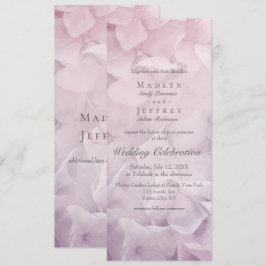 Convites Casamento de Jardim de Verão com Hydrangea Púrpura