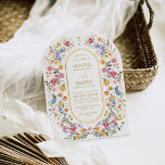 Convites Casamento de Jardim dos Prados do Jardim dos Prado<br><div class="desc">Imprima seus convidados com este convite de casamento clássico. O design alegre apresenta flores silvestres coloridas de aquarelas misturadas com folhagem verde-esfarelada. Use os campos de texto para personalizar o cartão com seu próprio texto e detalhes. Se quiser alterar o estilo da fonte, a cor ou o posicionamento do texto,...</div>