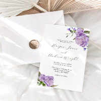 Casamento de Jardim Floral Roxo
