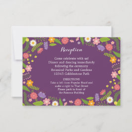 Convites Casamento de Jardim Russo com Frame Floral Bloomin