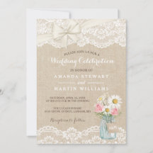 Casamento de Jarro de Pedra com Floral de Renda em