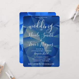 Convites Casamento de Joia Facetada Personalizada