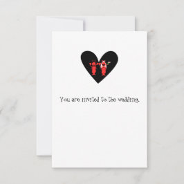 Convites Casamento de lagosta divertido