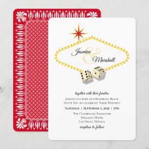 Convites Casamento de Las Vegas Marquee