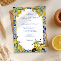 Casamento de Limas de Scooter Italiano e Azulejos
