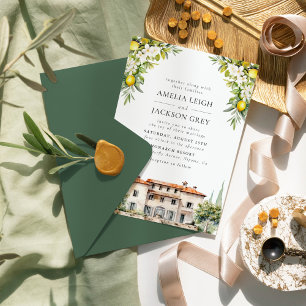 Convites Casamento de Limões e Azeitonas em Villa Italiana
