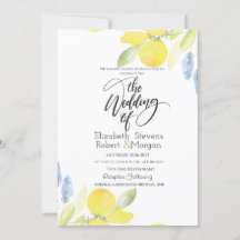Casamento de Limões em Aquarela