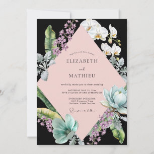 Convites Casamento de Linho Branco Minimalista Eucalipto