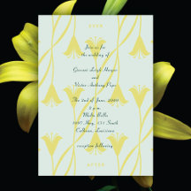 Casamento de Lírio Floral Cor Personalizada Art No