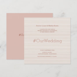 Convites Casamento de listras de ouro elegantes e modernas 