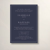 Casamento de Localização Múltipla Azul do Marinho 