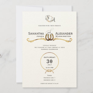 Convites Casamento de Lucky Love Rustic Barn Horsferes