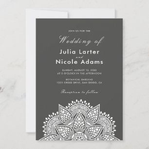 Convites Casamento de Luxo Metálico Geométrico Glitter
