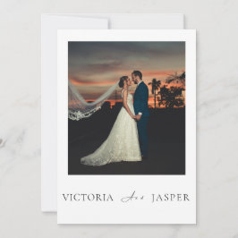 Convites Casamento de Luxo Minimalista Moderno e Elegante