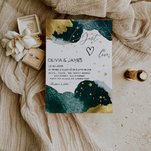 Convites Casamento de Luxo na Galáxia - Festa Estelar "Apen