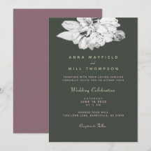 Casamento de Maçã Branca Negra Elegante Primavera 