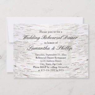 Convites Casamento de madeira rústico do latido de árvore